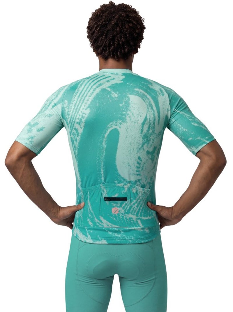 Maillot biodegradable hombre ciclismo hombre bio nrc Verde - Kiabi