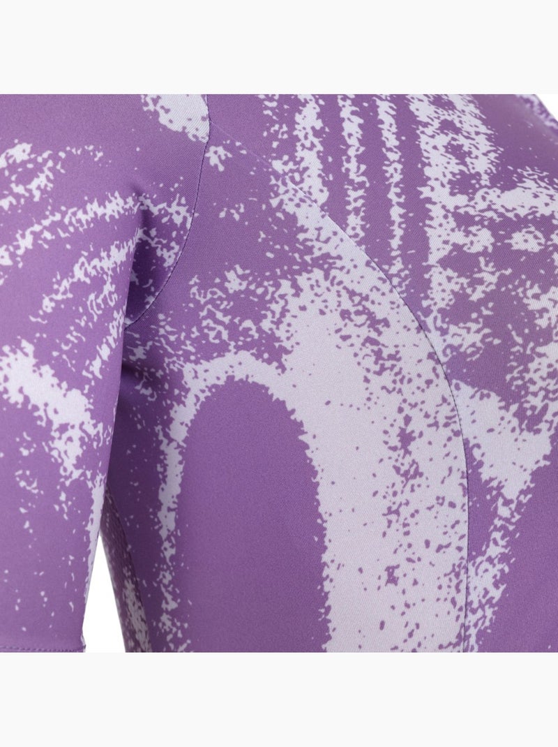Maillot biodegradable mujer ciclismo mujer bio-w nrc Violeta - Kiabi
