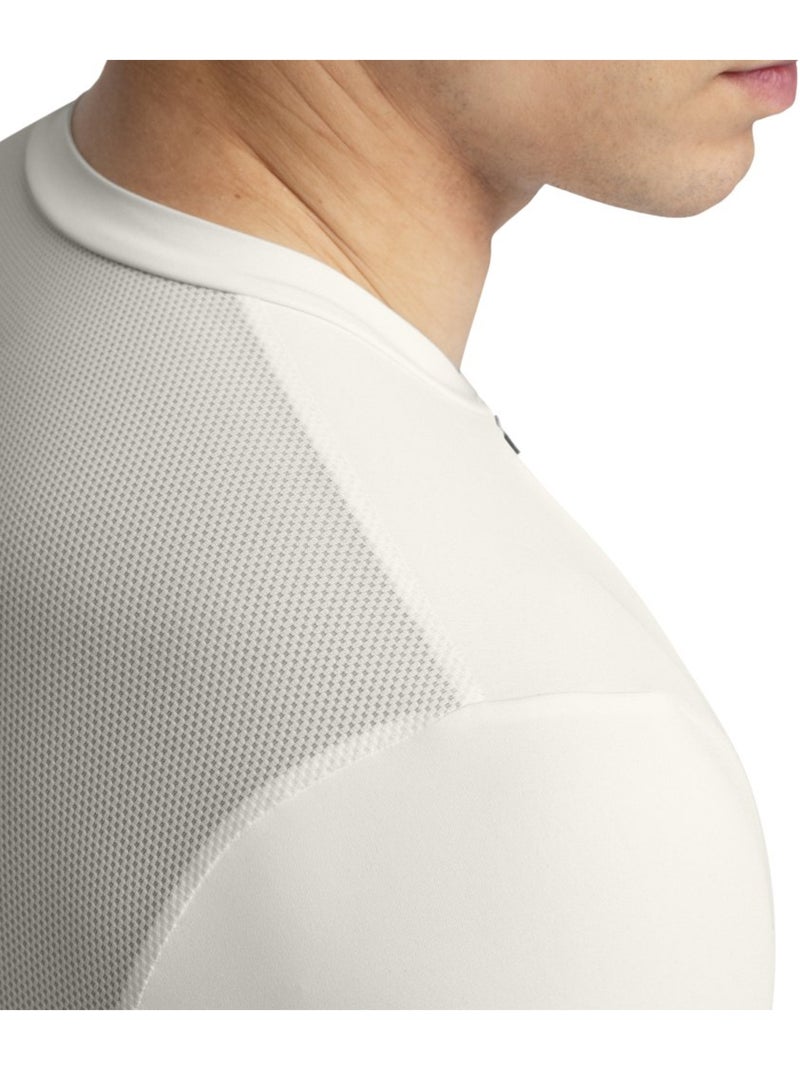 Maillot ciclismo manga corta hombre ciclismo hombre core rim drive Blanco - Kiabi