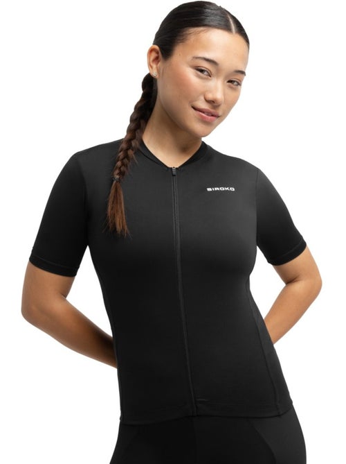 Maillot ciclismo manga corta mujer ciclismo mujer core rainier - Kiabi