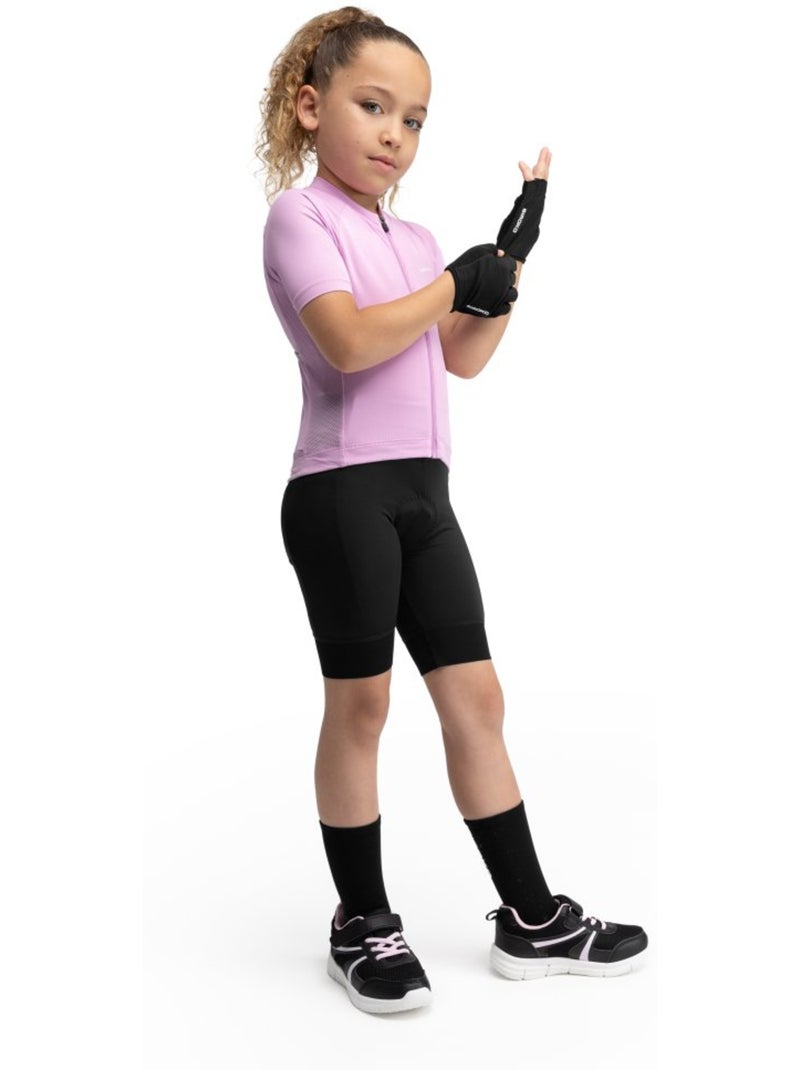 Maillot ciclismo manga corta niña ciclismo niños y niñas k-core brisa light p Rosa - Kiabi