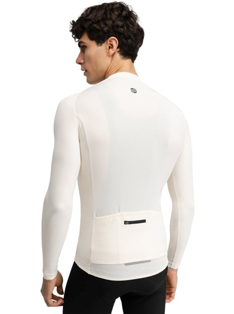 Maillot ciclismo manga larga sin cremallera hombre hombre m9 scanuppia Beige - Kiabi