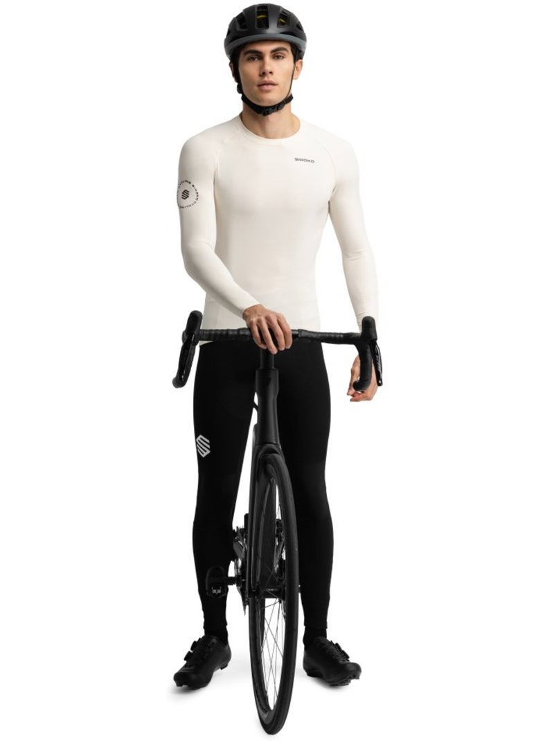 Maillot ciclismo manga larga sin cremallera hombre hombre m9 scanuppia Beige - Kiabi