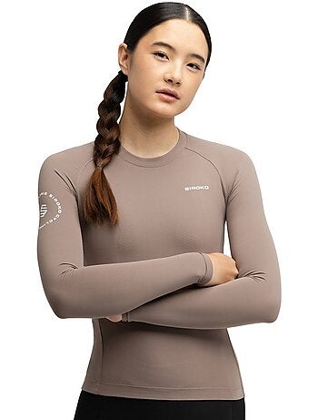 Maillot ciclismo manga larga sin cremallera mujer mujer m9-w scanuppia