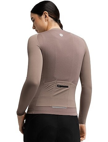 Maillot ciclismo manga larga sin cremallera mujer mujer m9-w scanuppia