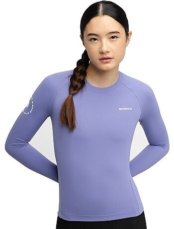 Maillot ciclismo manga larga sin cremallera mujer mujer m9-w scanuppia
