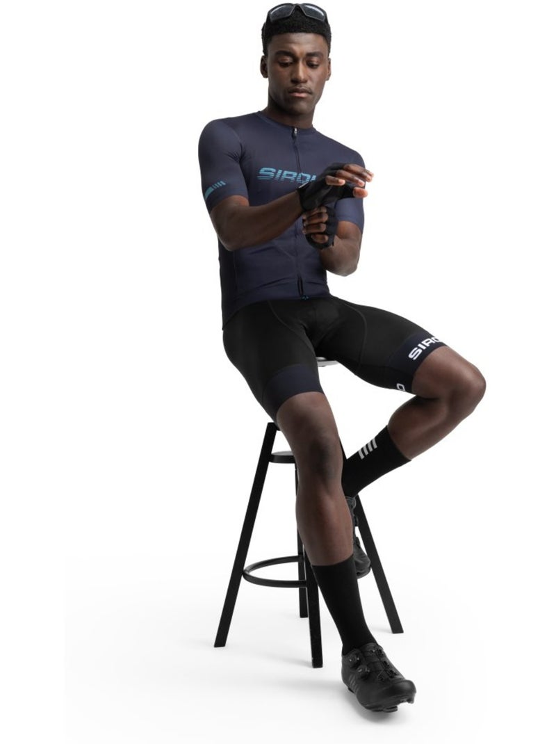Maillot ciclismo mesh manga corta hombre ciclismo hombre m8 torque Azul oscuro - Kiabi