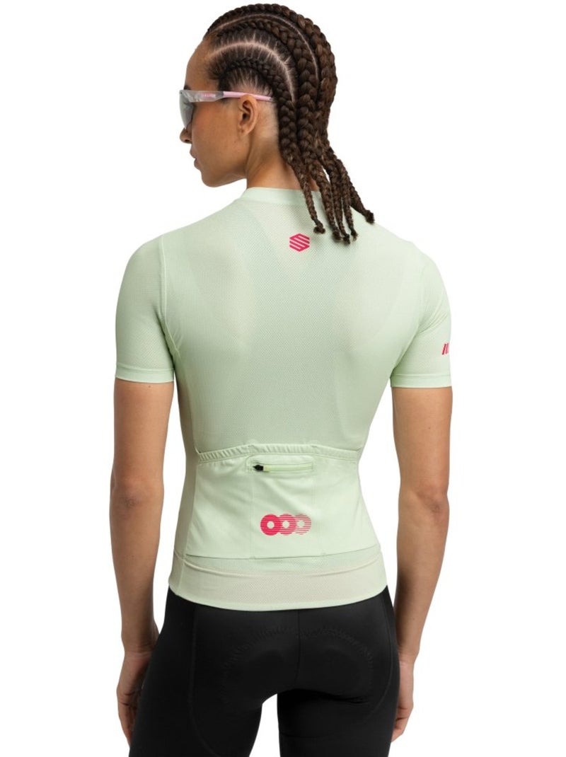 Maillot ciclismo mesh manga corta mujer ciclismo mujer m8 syntony Verde - Kiabi
