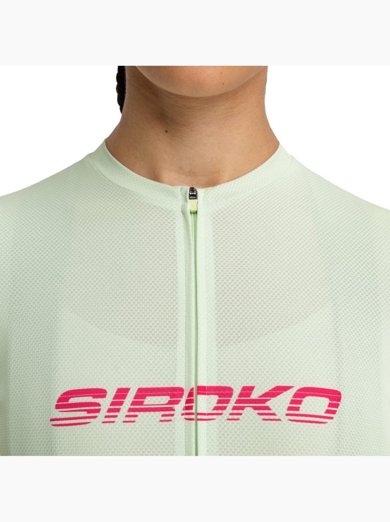 Maillot ciclismo mesh manga corta mujer ciclismo mujer m8 syntony Verde - Kiabi