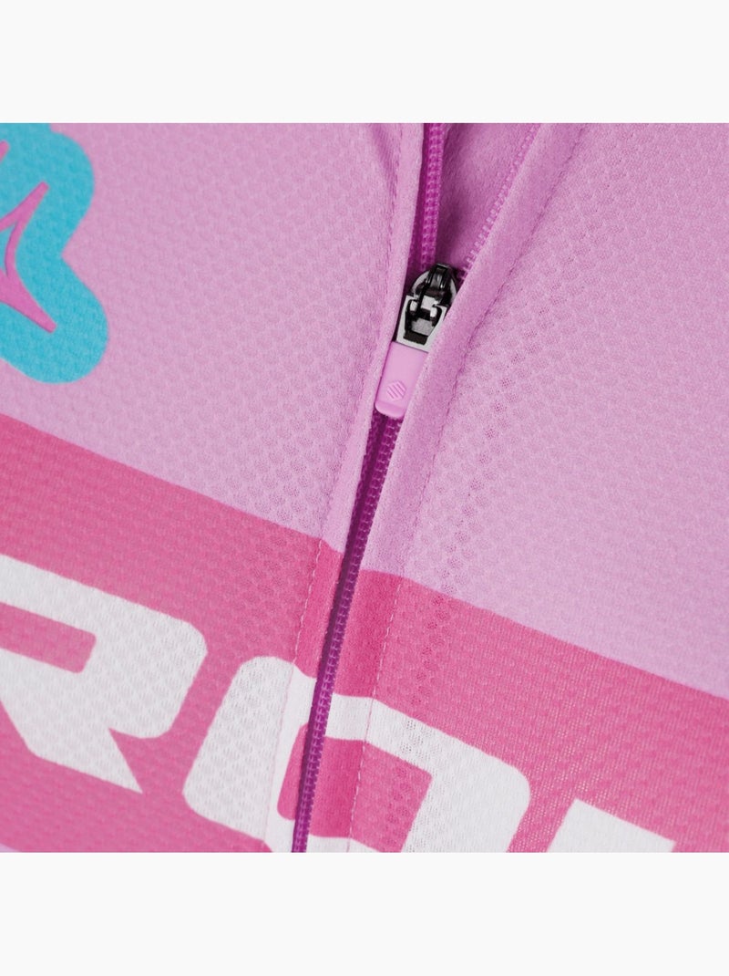 Maillot ciclismo mesh manga corta mujer ciclismo mujer m8-w nrc Rosa - Kiabi