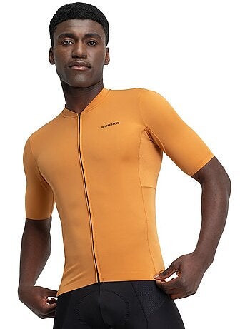 Maillot ciclismo reciclado manga corta hombre ciclismo hombre m6r apricot
