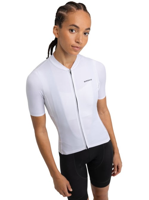 Maillot ciclismo reciclado manga corta mujer ciclismo mujer m6r pure - Kiabi Maillot ciclismo reciclado manga corta mujer ciclismo mujer m6r pure - Kiabi