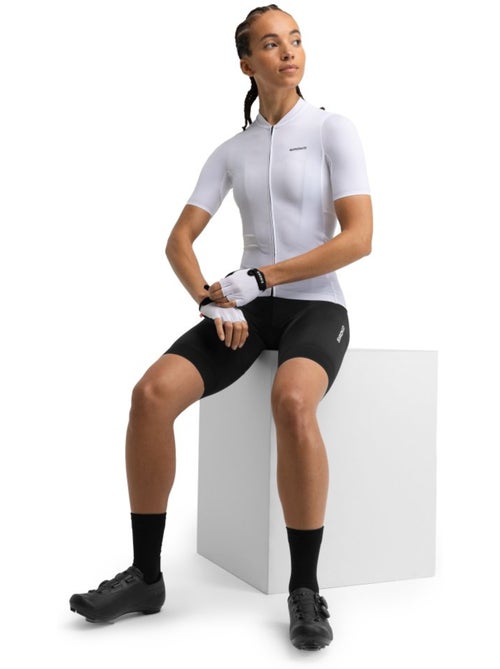 Maillot ciclismo reciclado manga corta mujer ciclismo mujer m6r pure - Kiabi Maillot ciclismo reciclado manga corta mujer ciclismo mujer m6r pure - Kiabi