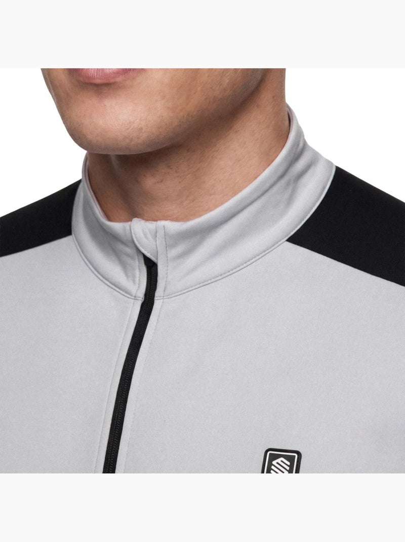 Maillot ciclismo térmico hombre ciclismo hombre srx m4 poggio Blanco Gris - Kiabi