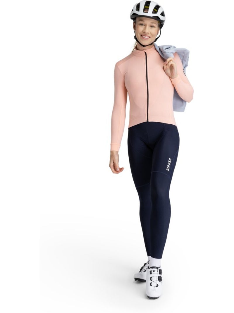 Maillot ciclismo térmico mujer ciclismo mujer srx m4 danseuse Melocotón - Kiabi