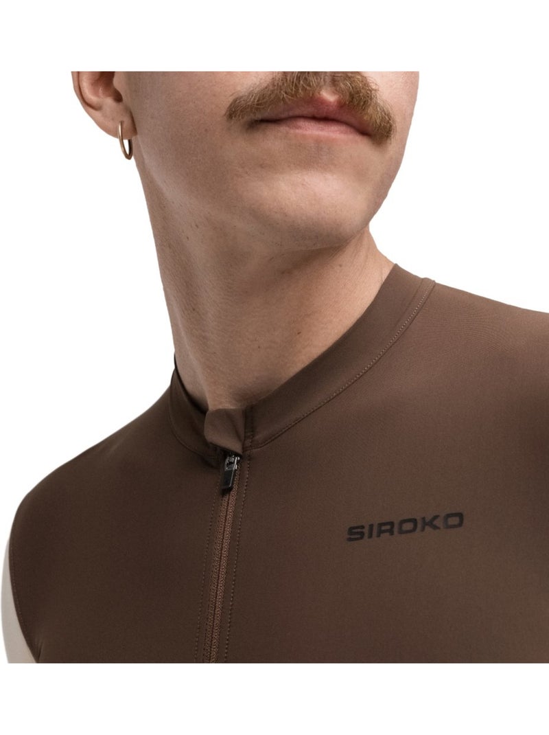 Maillot de gravel manga corta hombre ciclismo hombre gm2 forge Marrón - Kiabi