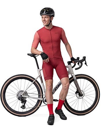 Maillot de gravel manga corta hombre ciclismo hombre gm2 golden pedals