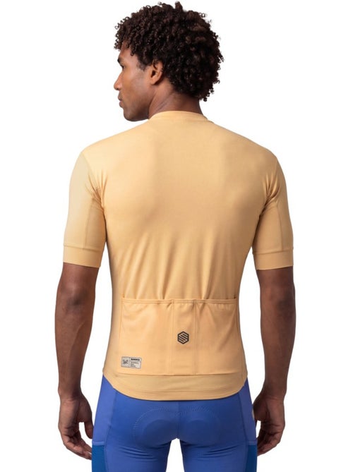 Maillot de gravel manga corta hombre ciclismo hombre gm2 golden pedals yellow - Kiabi Maillot de gravel manga corta hombre ciclismo hombre gm2 golden pedals yellow - Kiabi
