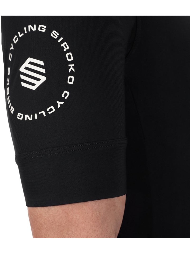 Maillot de gravel manga corta hombre ciclismo hombre gm2 tasmania Negro - Kiabi