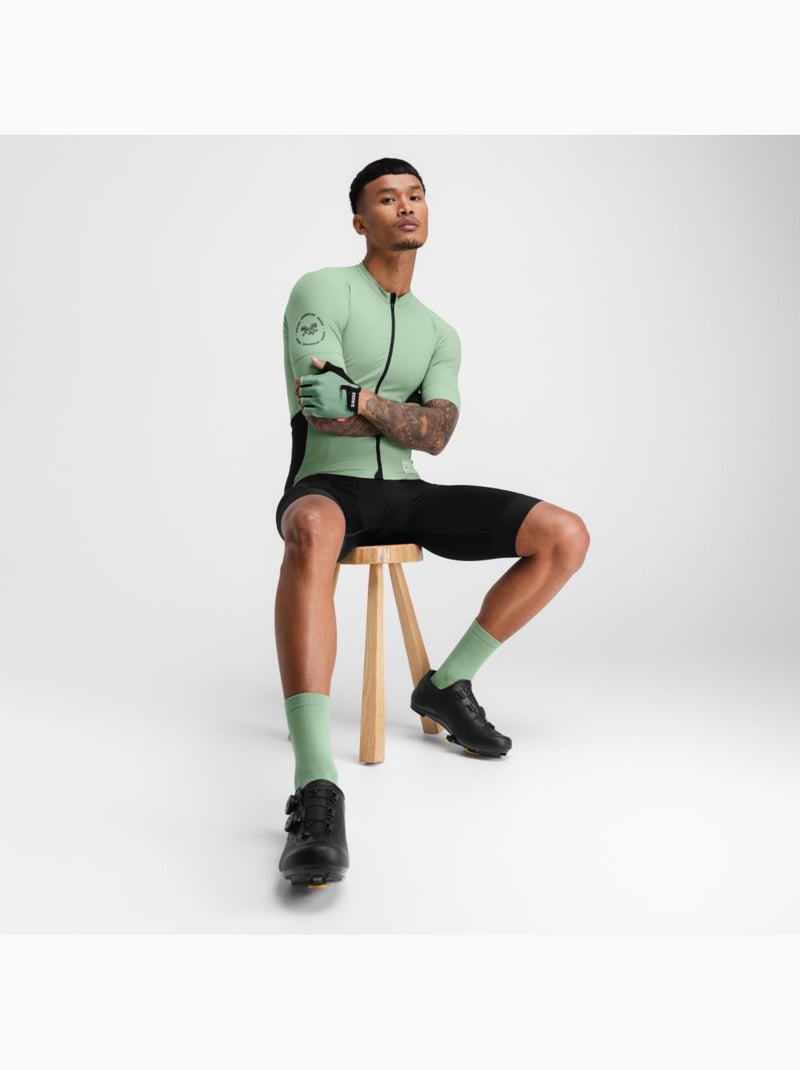 Maillot de gravel manga corta hombre ciclismo hombre gm2 wilder Verde - Kiabi