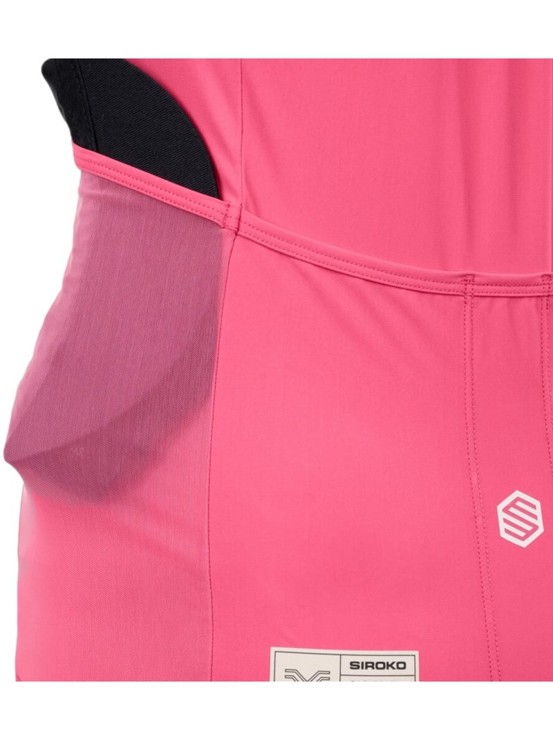 Maillot de gravel manga corta mujer ciclismo mujer gm2-w golden pedals Rojo - Kiabi