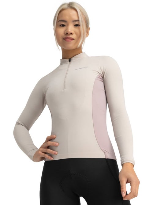 Maillot de gravel manga larga mujer ciclismo mujer gm3 camino - Kiabi Maillot de gravel manga larga mujer ciclismo mujer gm3 camino - Kiabi