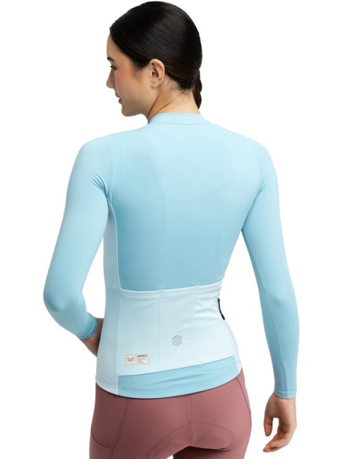 Maillot de gravel manga larga mujer ciclismo mujer gm3-w bordala - Kiabi Maillot de gravel manga larga mujer ciclismo mujer gm3-w bordala - Kiabi