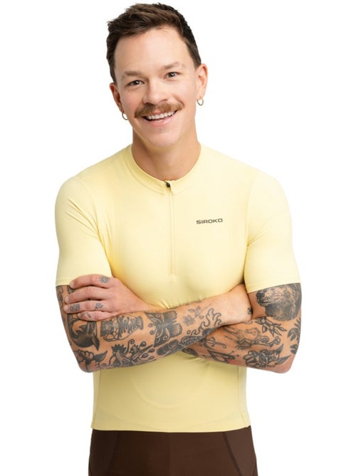 Maillot de gravel media cremallera hombre ciclismo hombre gm5 terraquest - Kiabi Maillot de gravel media cremallera hombre ciclismo hombre gm5 terraquest - Kiabi