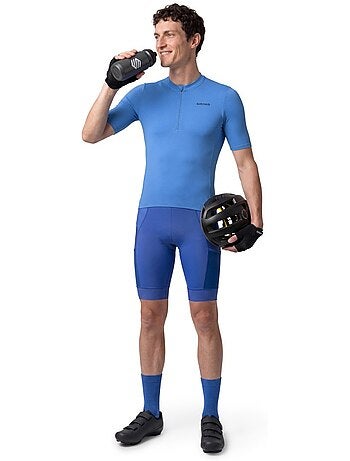 Maillot de gravel media cremallera hombre ciclismo hombre gm5 terraquest
