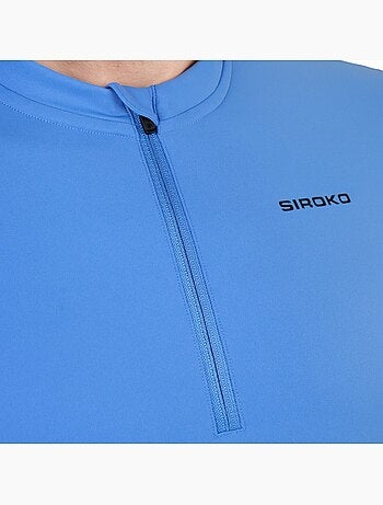 Maillot de gravel media cremallera hombre ciclismo hombre gm5 terraquest