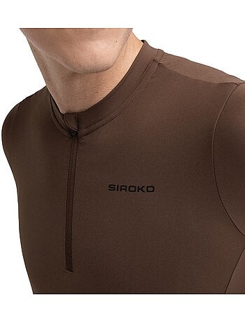 Maillot de gravel media cremallera hombre ciclismo hombre gm5 terraquest