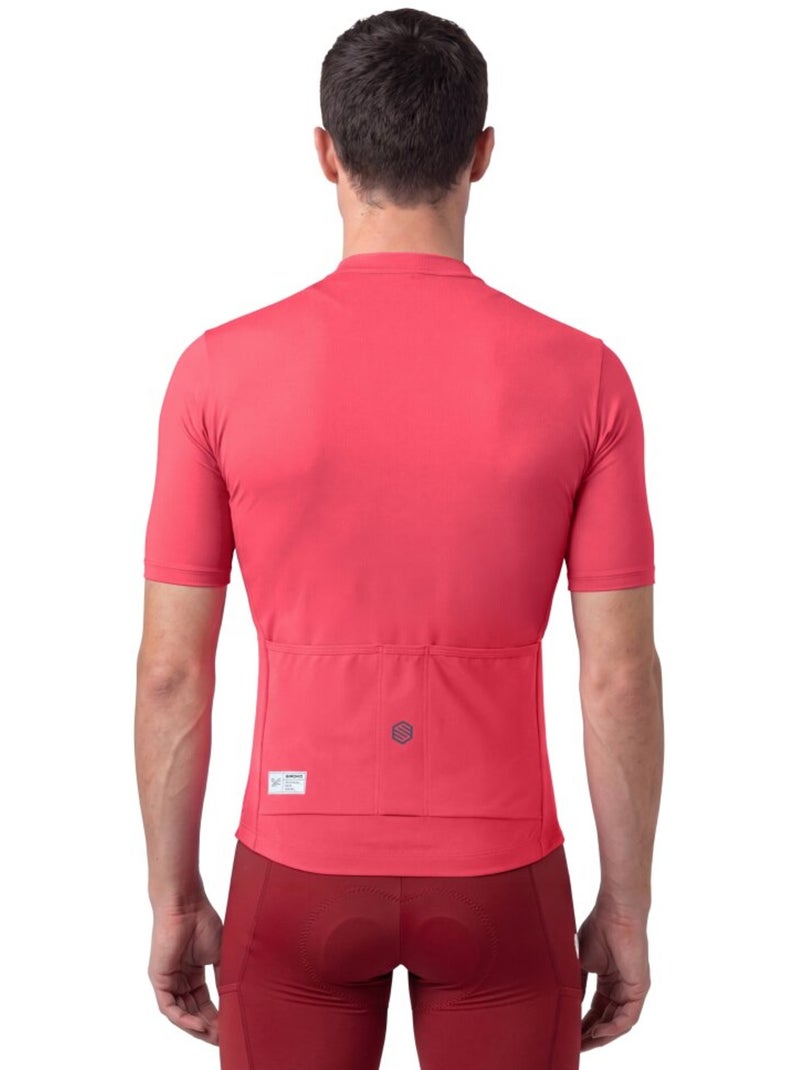Maillot de gravel media cremallera hombre ciclismo hombre gm5 terraquest Rojo - Kiabi