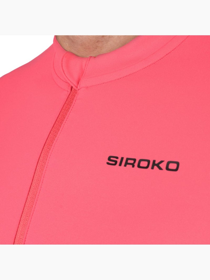 Maillot de gravel media cremallera hombre ciclismo hombre gm5 terraquest Rojo - Kiabi