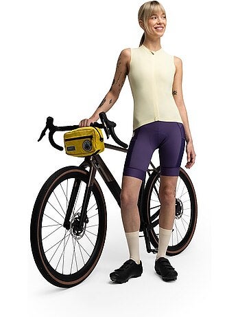 Maillot de gravel sin mangas mujer ciclismo mujer gm4 strata light
