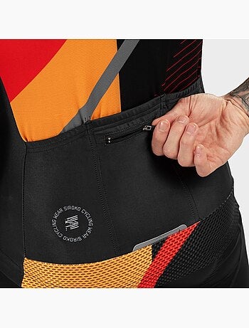 Maillot de manga corta hombre ciclismo hombre m2 colorado