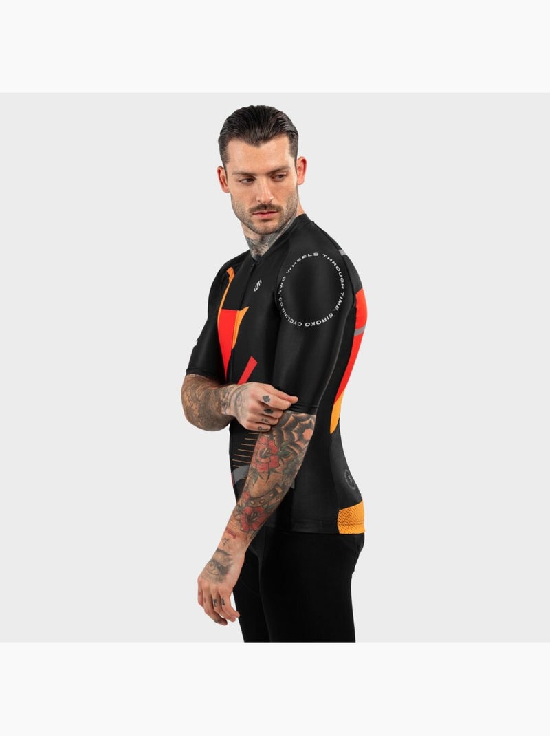 Maillot de manga corta hombre ciclismo hombre m2 colorado Negro - Kiabi