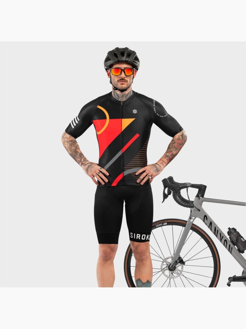 Maillot de manga corta hombre ciclismo hombre m2 colorado Negro - Kiabi