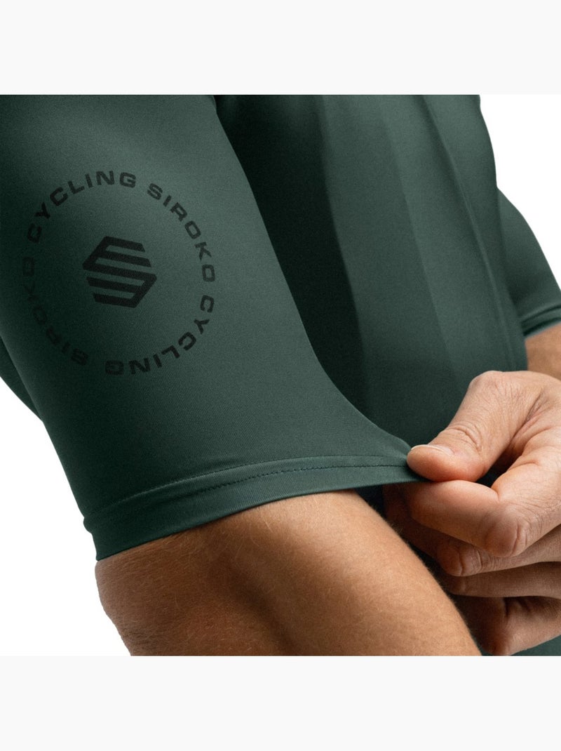 Maillot de manga corta hombre ciclismo hombre m2 dirty road Verde oscuro - Kiabi