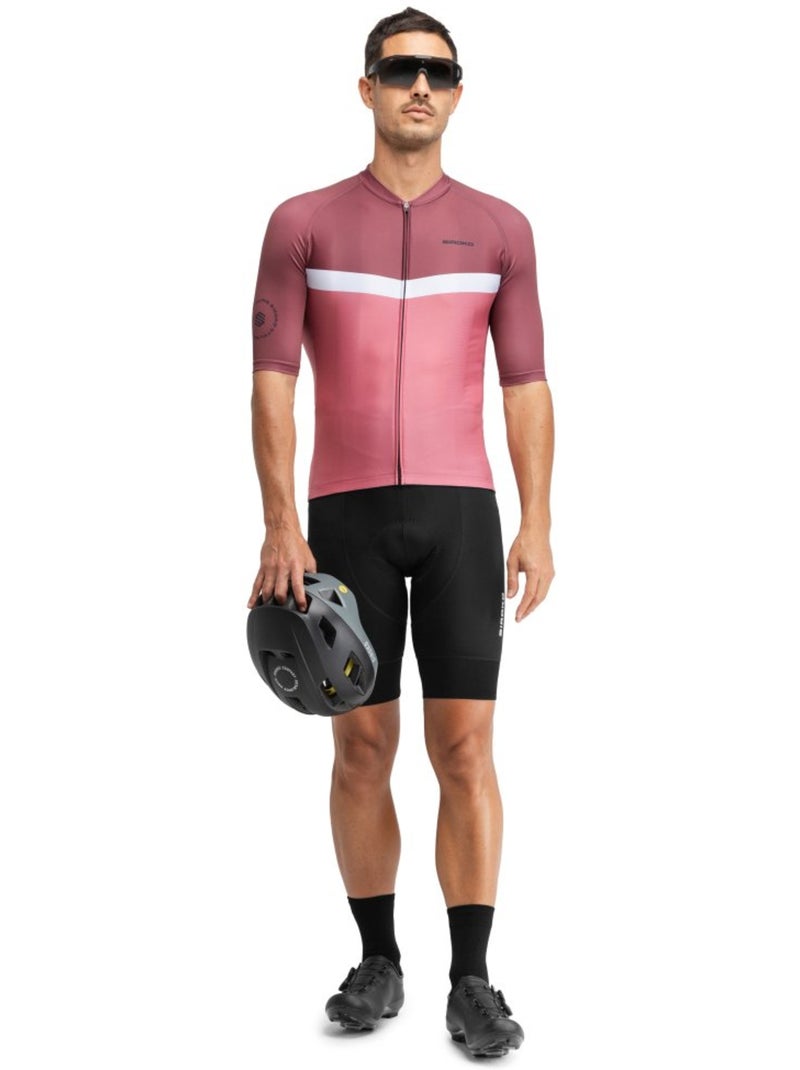 Maillot de manga corta hombre ciclismo hombre m2 ezaro Rojo - Kiabi
