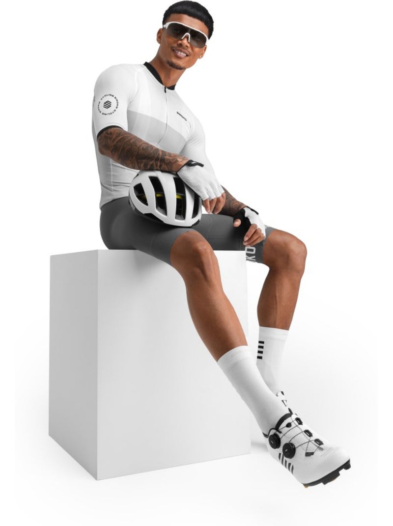 Maillot de manga corta hombre ciclismo hombre m2 granfondo Blanco - Kiabi
