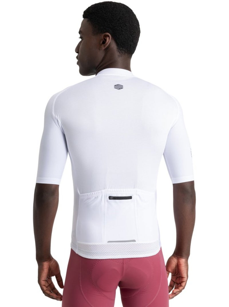 Maillot de manga corta hombre ciclismo hombre m2 loud Blanco - Kiabi