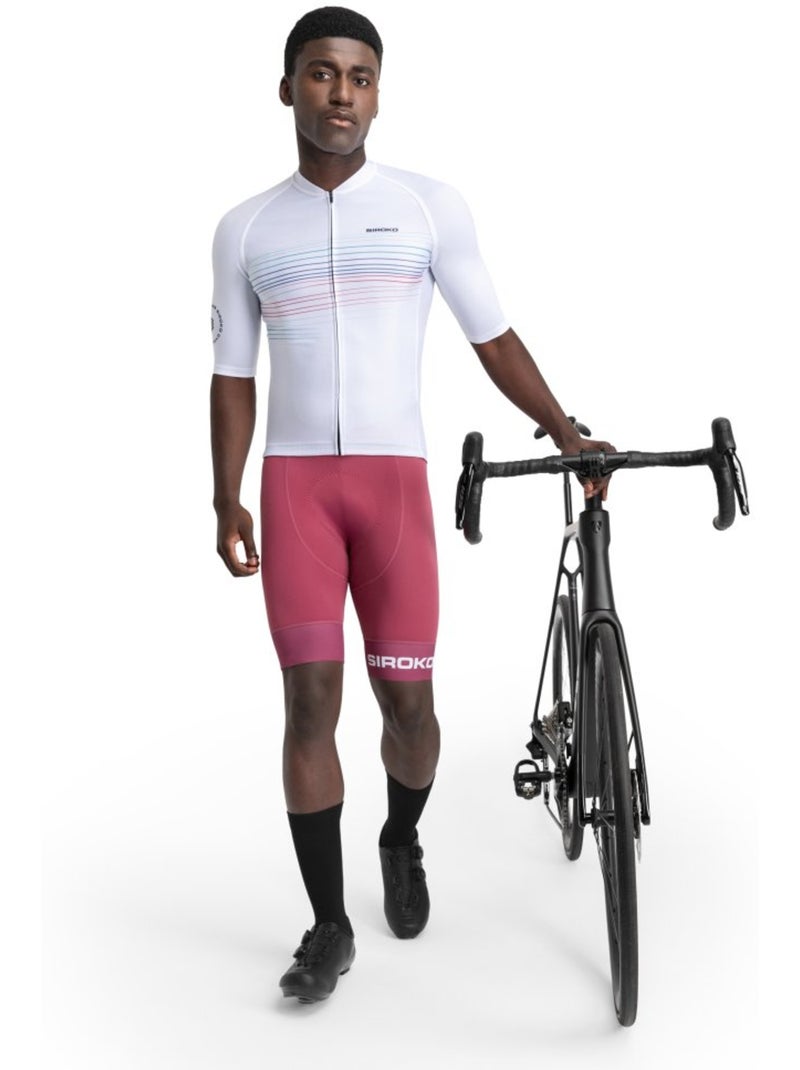 Maillot de manga corta hombre ciclismo hombre m2 loud Blanco - Kiabi