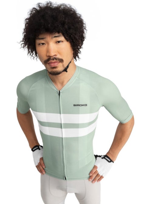 Maillot de manga corta hombre ultraligero ciclismo hombre m3 mustair - Kiabi Maillot de manga corta hombre ultraligero ciclismo hombre m3 mustair - Kiabi