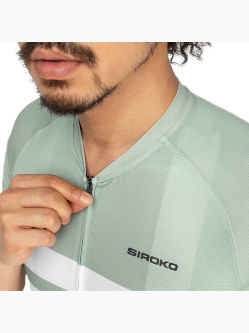 Maillot de manga corta hombre ultraligero ciclismo hombre m3 mustair - Kiabi Maillot de manga corta hombre ultraligero ciclismo hombre m3 mustair - Kiabi