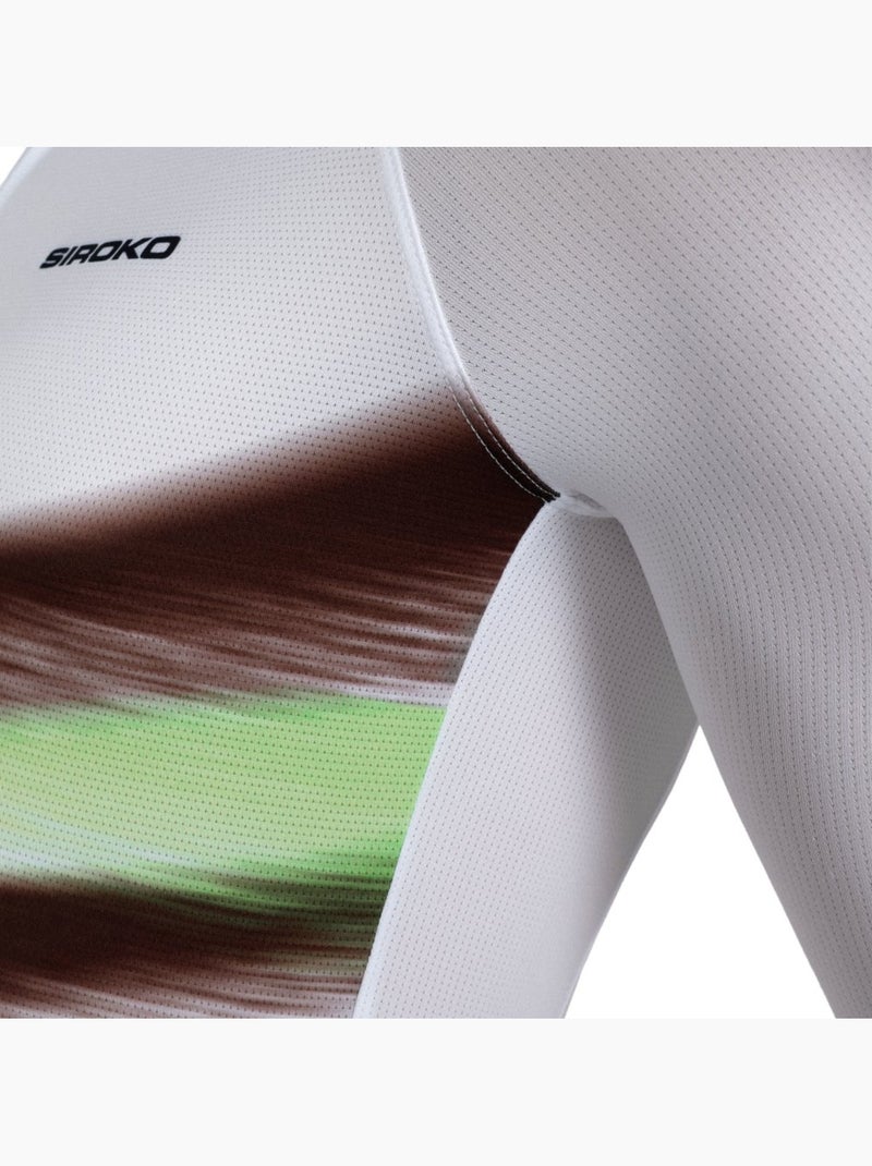 Maillot de manga corta hombre ultraligero ciclismo hombre m3 nrc Blanco - Kiabi