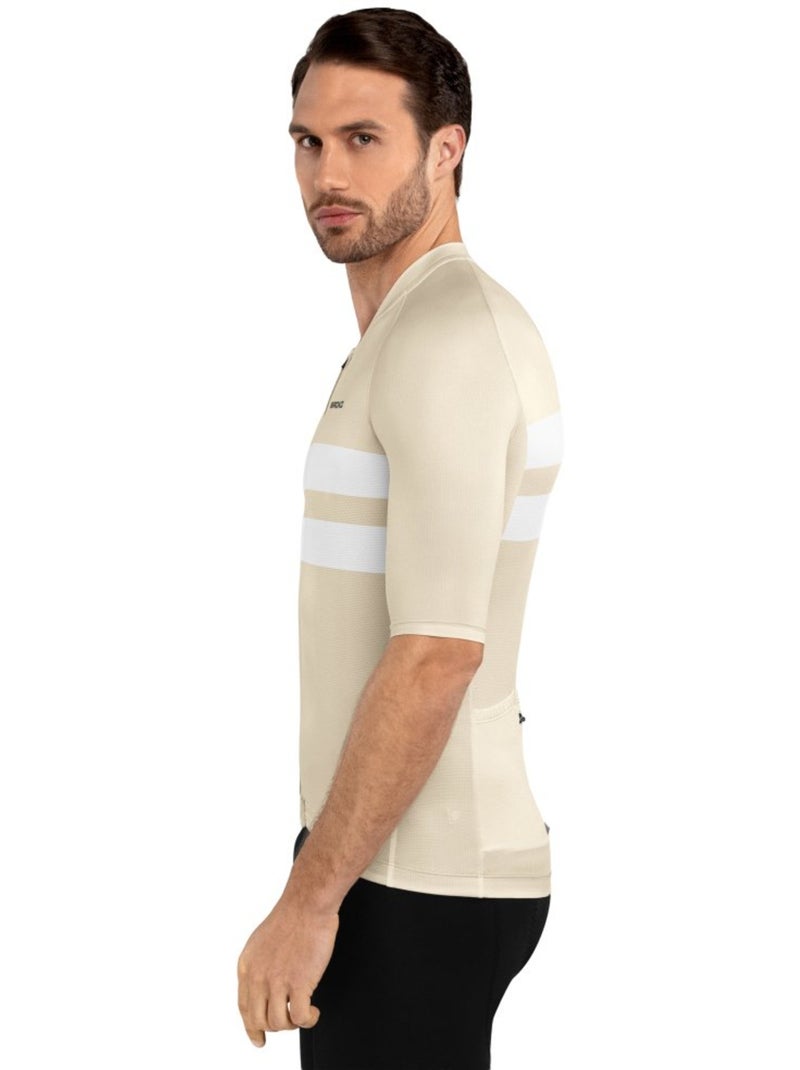 Maillot de manga corta hombre ultraligero ciclismo hombre m3 swift Beige - Kiabi