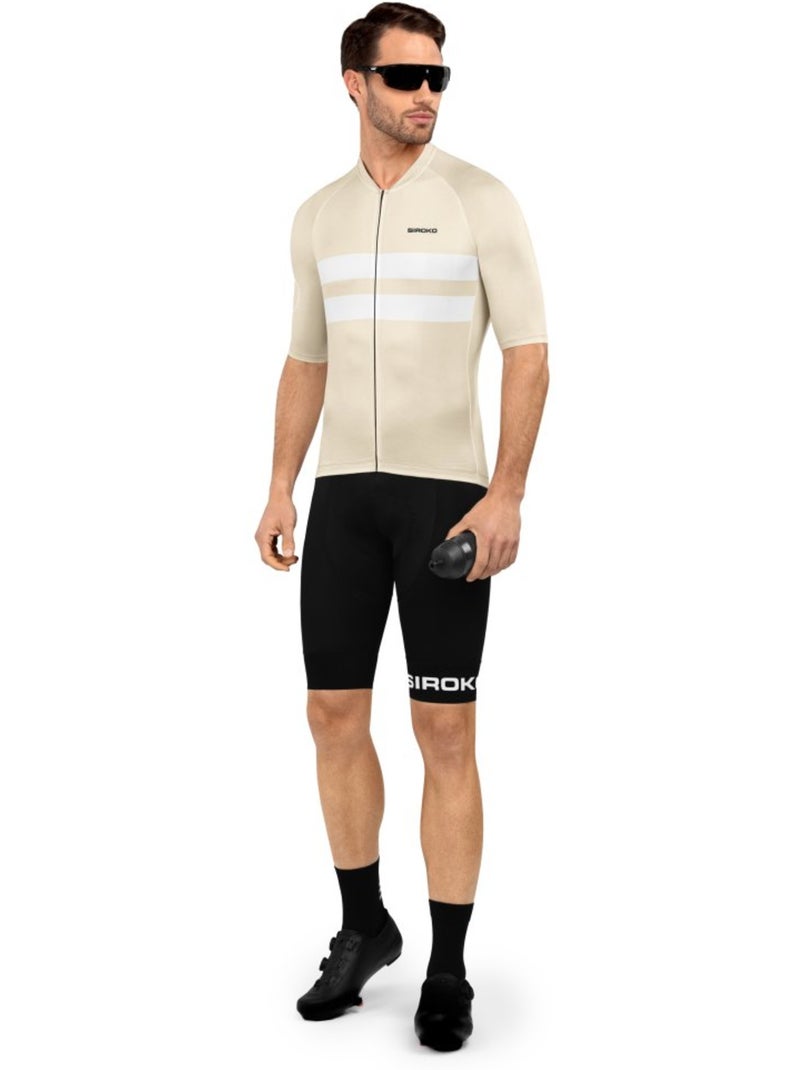Maillot de manga corta hombre ultraligero ciclismo hombre m3 swift Beige - Kiabi