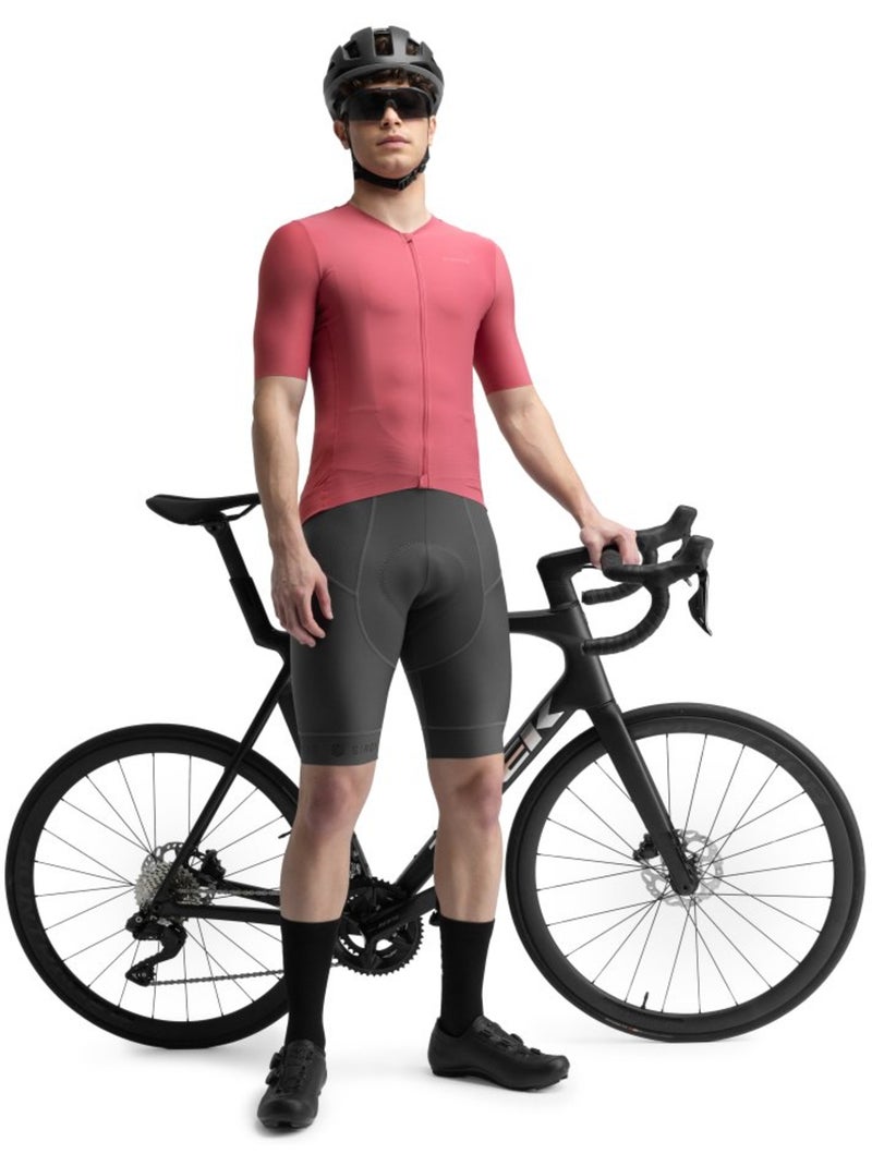 Maillot de manga corta hombre ultraligero ciclismo hombre srx dirty kanza Rojo ladrillo - Kiabi