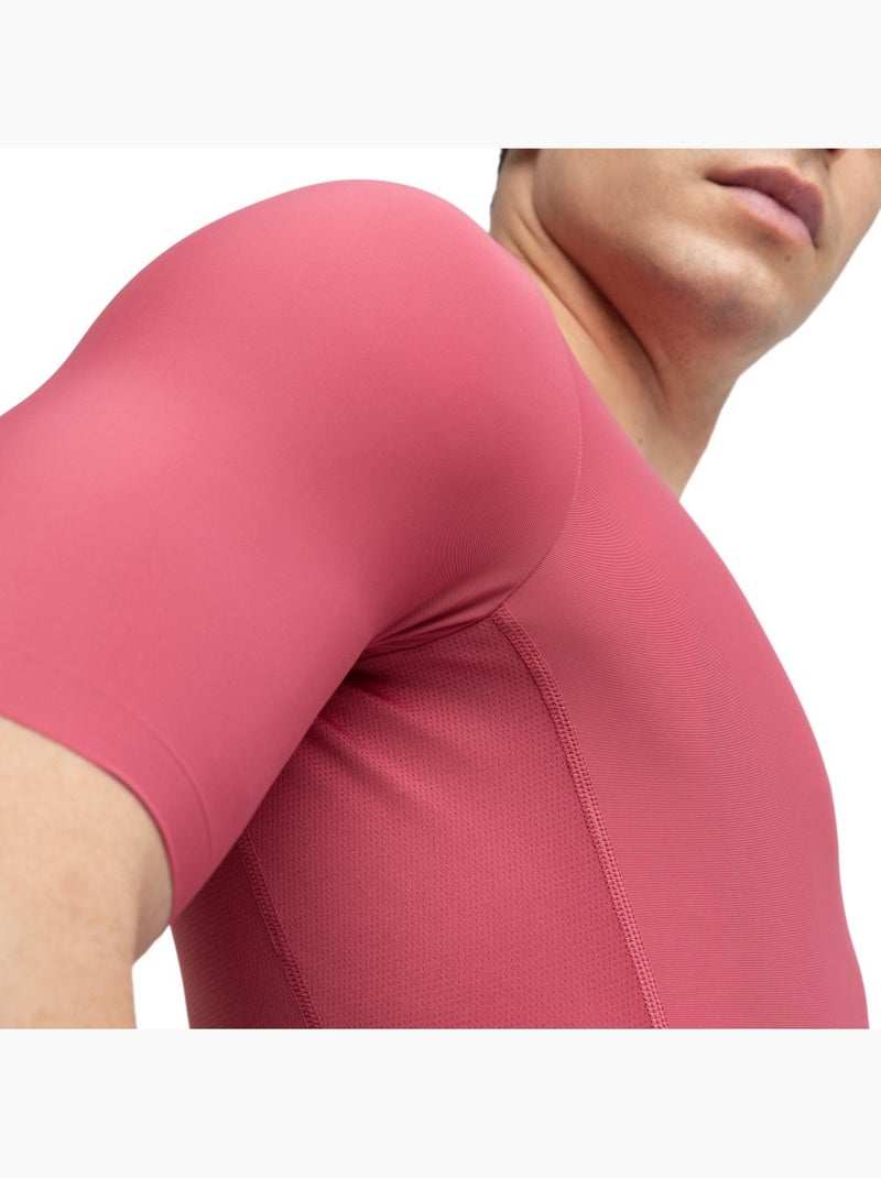 Maillot de manga corta hombre ultraligero ciclismo hombre srx dirty kanza Rojo ladrillo - Kiabi