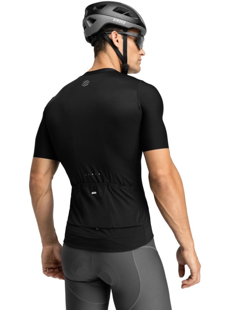 Maillot de manga corta hombre ultraligero ciclismo hombre srx hightech Negro - Kiabi